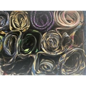 Lot of 35 Luxurious Silk Ties